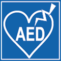 （ピクトグラム）AED自動体外式除細動器