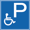 （ピクトグラム）障害者用駐車スペース